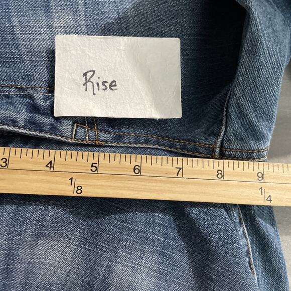 Aeropostale Bayla Skinny Jeans Size 6 Blue Distressed Patchwork Denim Low Rise - Picture 10 of 12